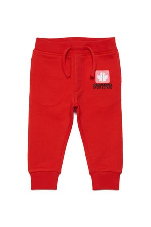 Red Cotton Trousers DSQUARED KIDS | DQ2213D009BDQ414